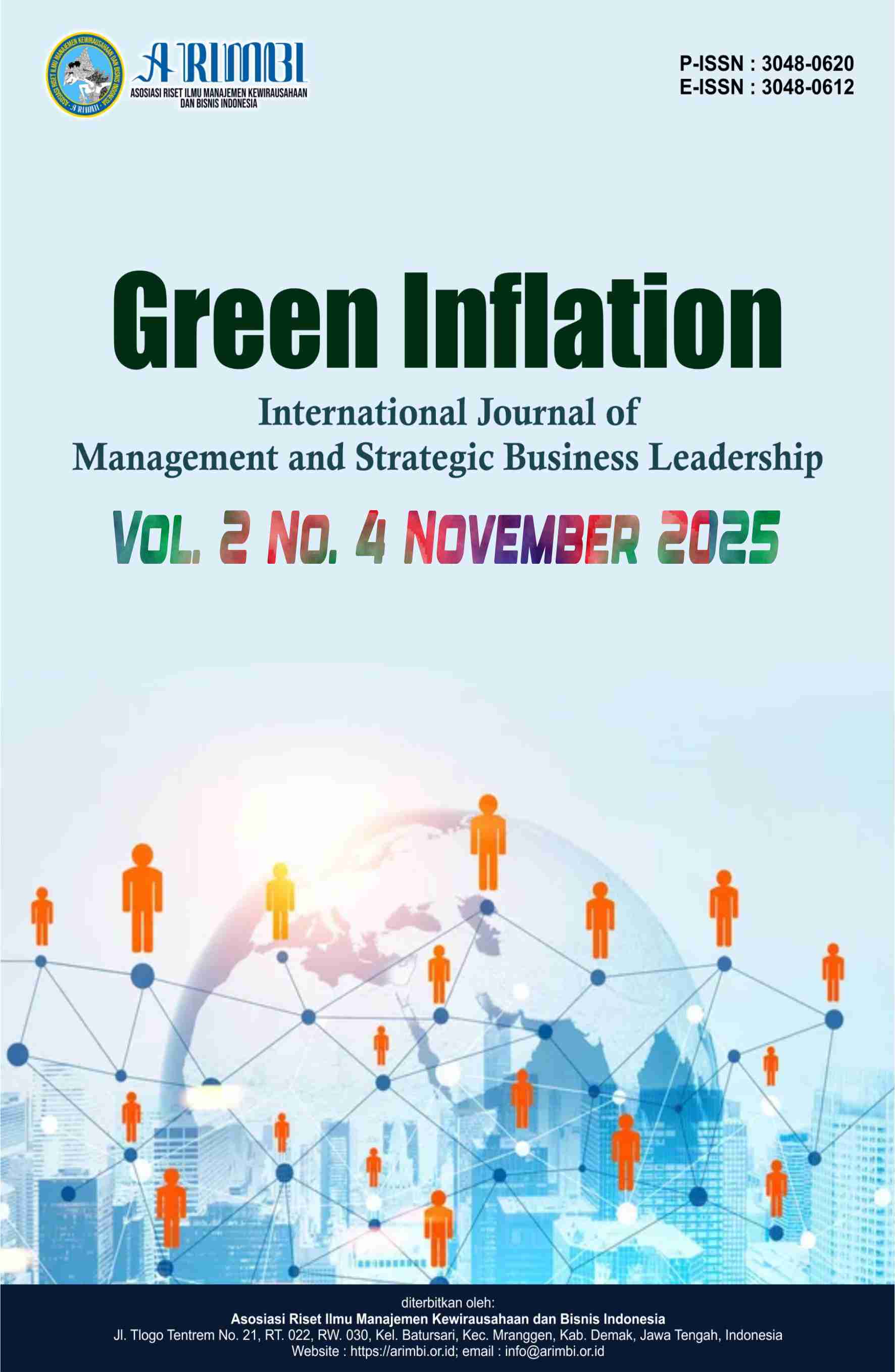 					View Vol. 2 No. 4 (2025): November : Green Inflation: International Journal of Management and Strategic Business Leadership
				